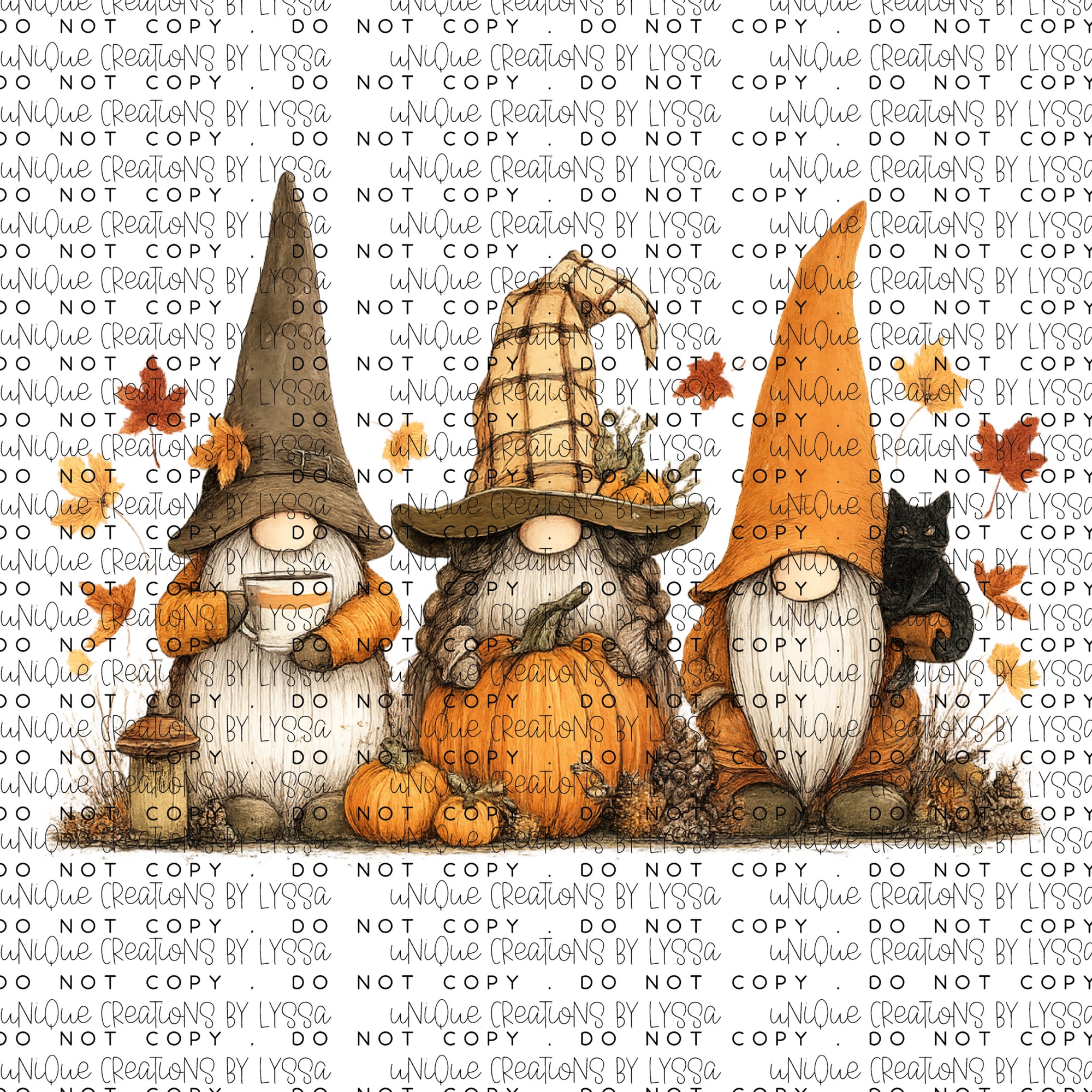 FALL GNOMES DTF TRANSFER