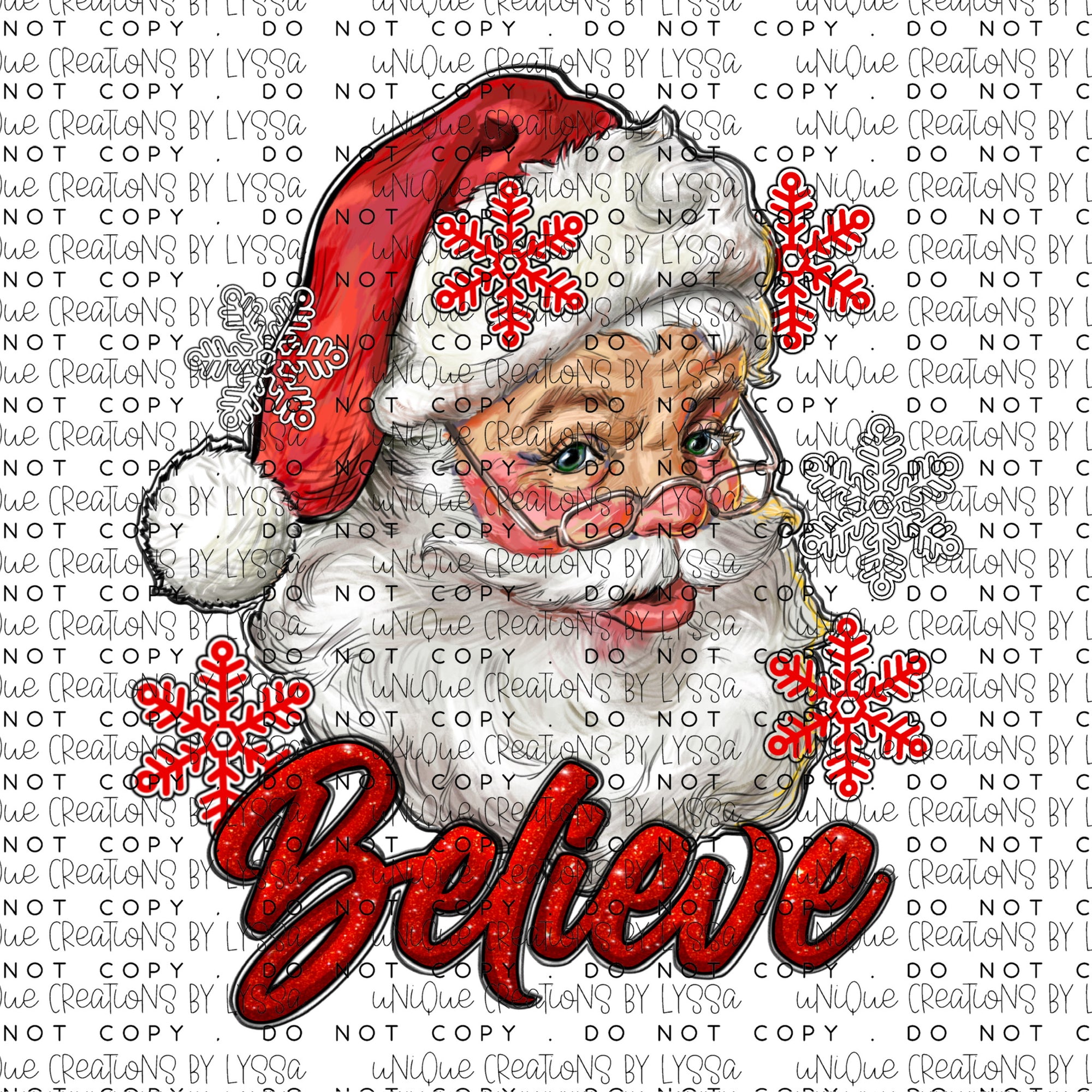 BELIEVE DTF TRANSFER/UVDTF DECAL