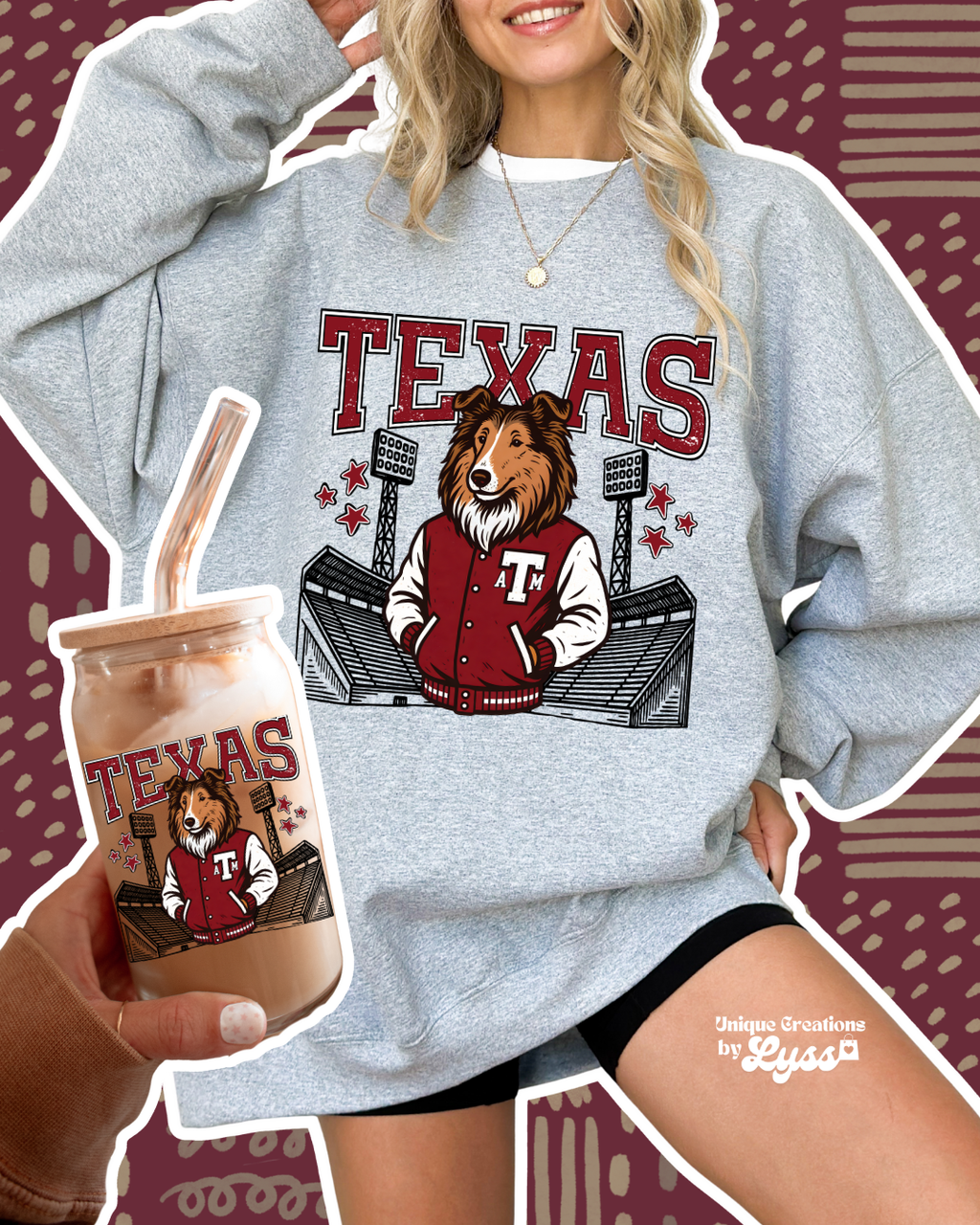 TEXAS A&M SWEATER + CUP COMBO