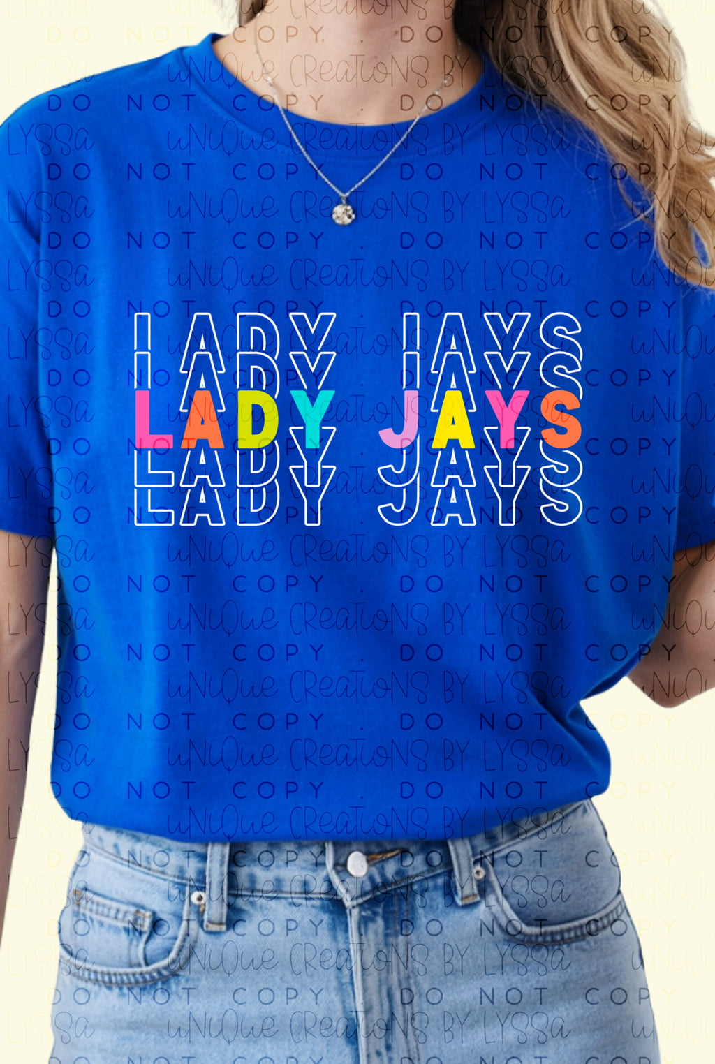 COLORFUL STACKED LADY JAYS