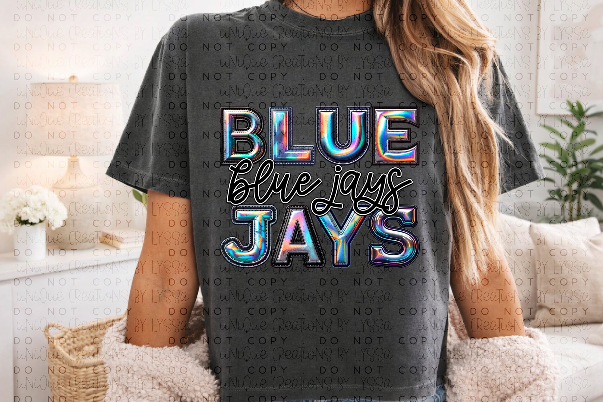 METALLIC SILVER BLUEJAYS