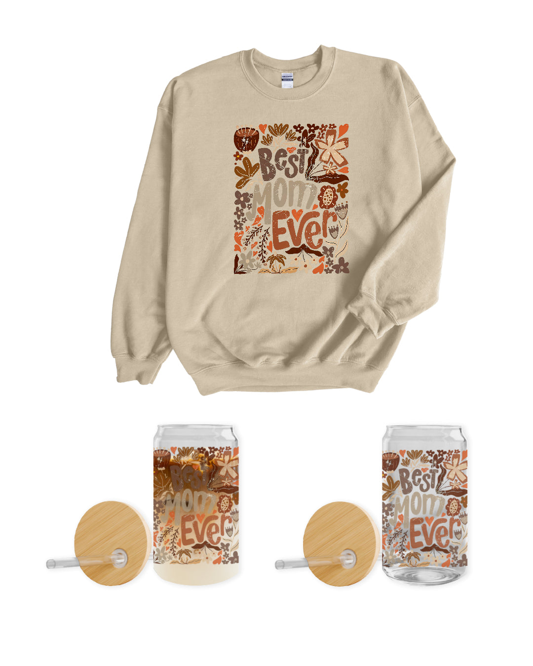 FALL BEST MOM EVER SWEATER AND CUP COMBO