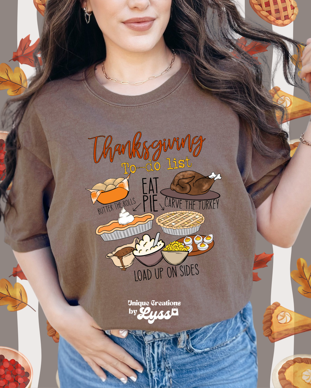 THANKSGIVING TO-DO LIST TEE/SWEATER