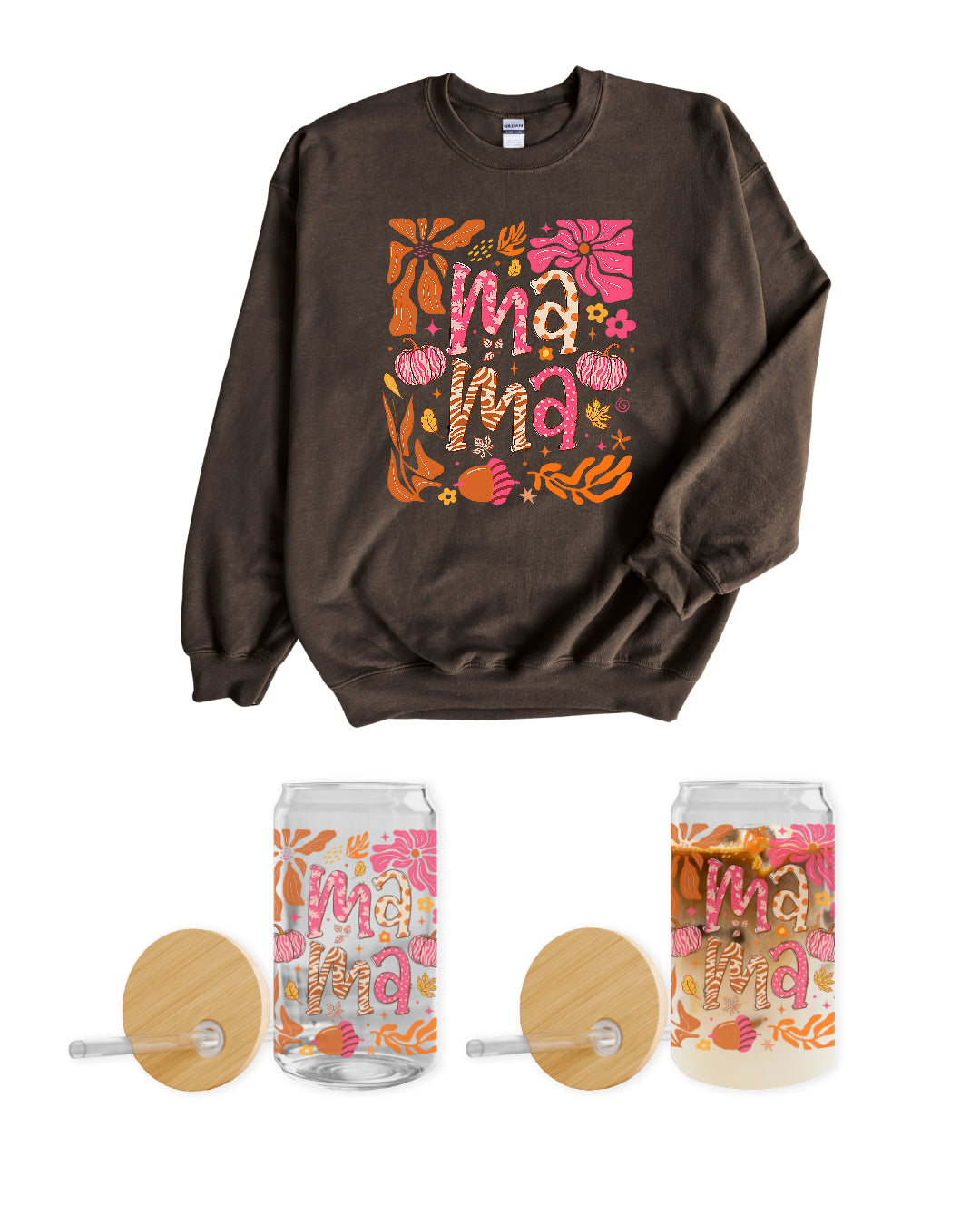 FALL MAMA SWEATER AND CUP COMBO