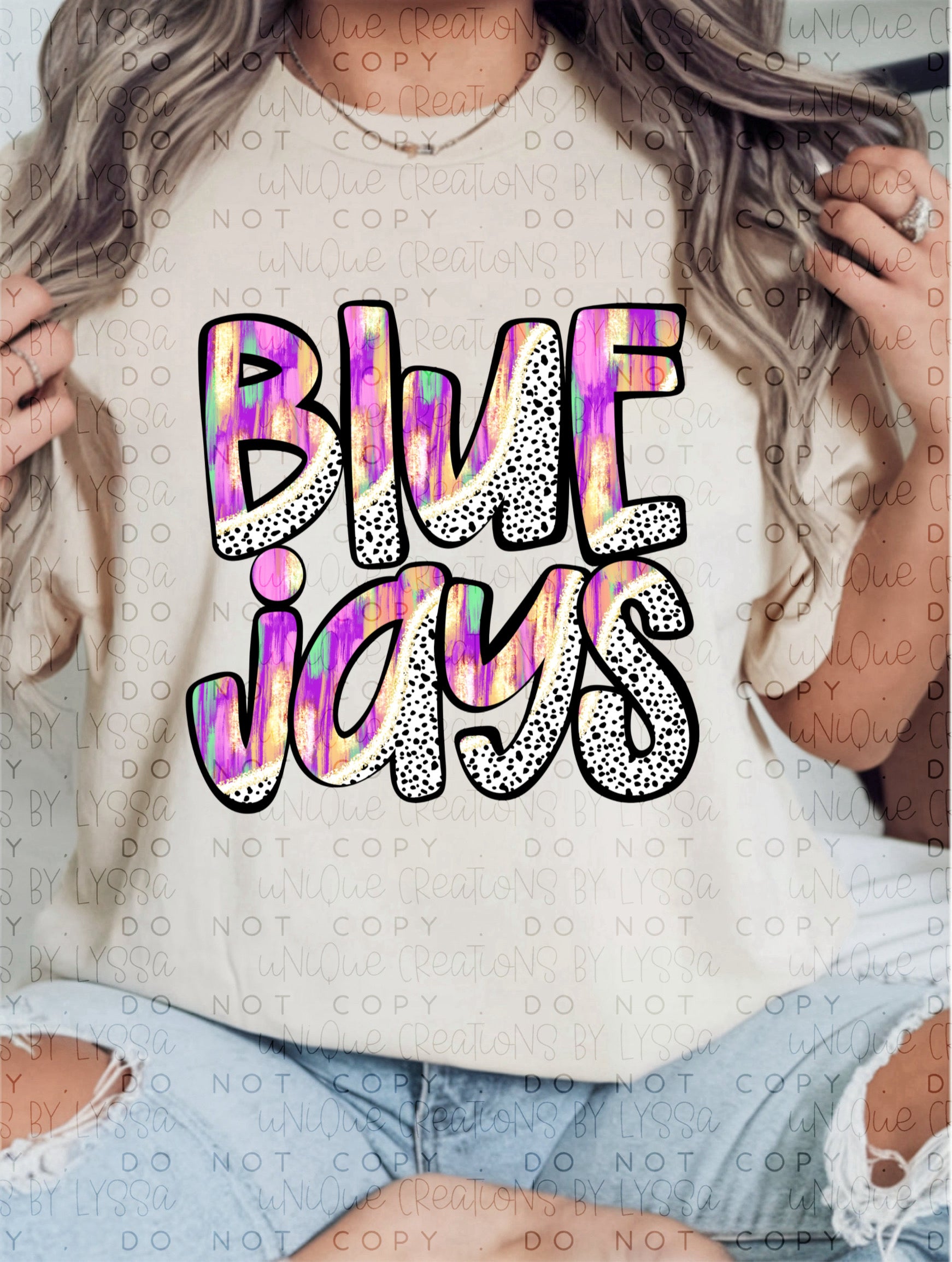 PINK/POLKA DOT OMBRÉ BLUEJAYS