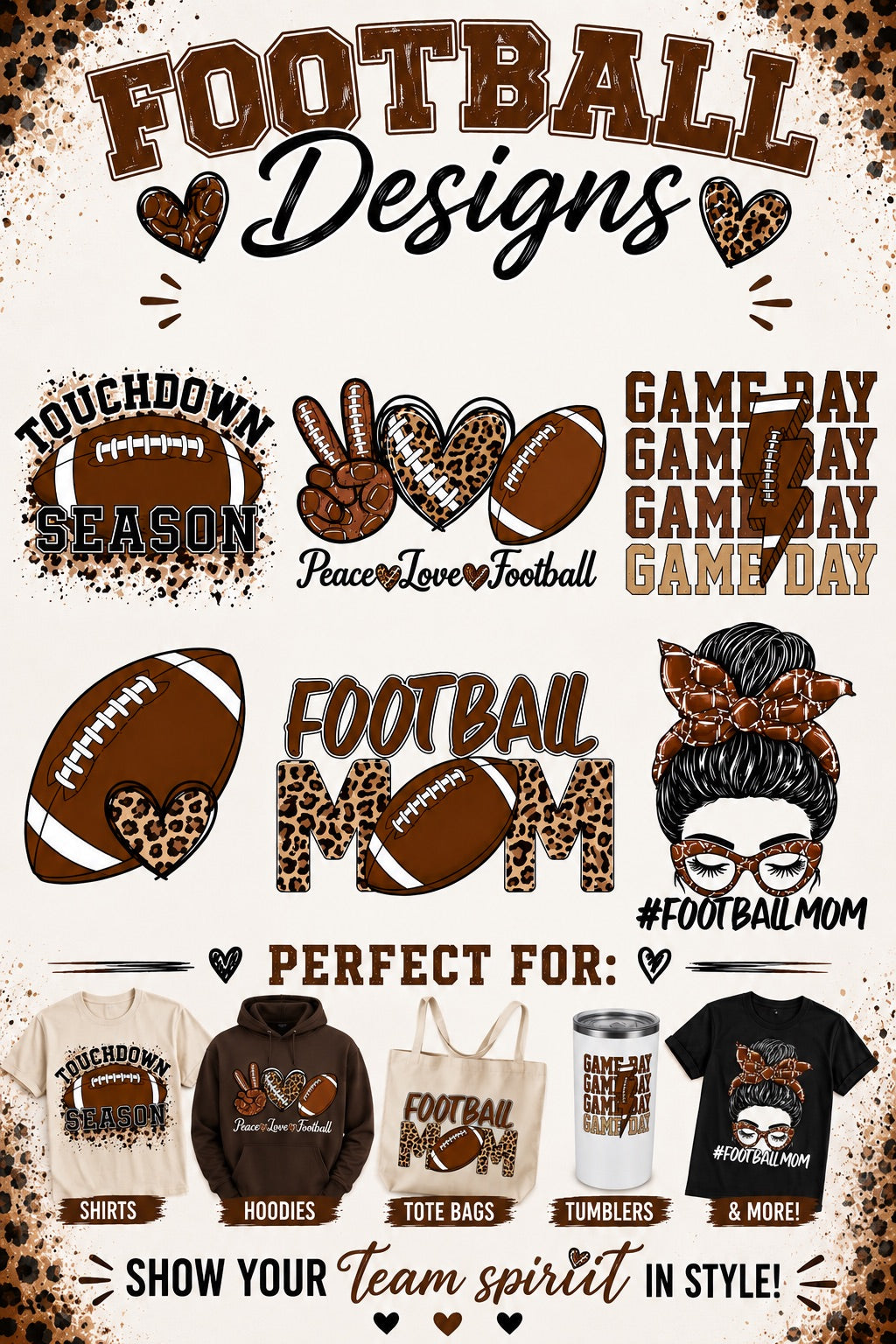 CUSTOM FOOTBALL DESIGNS