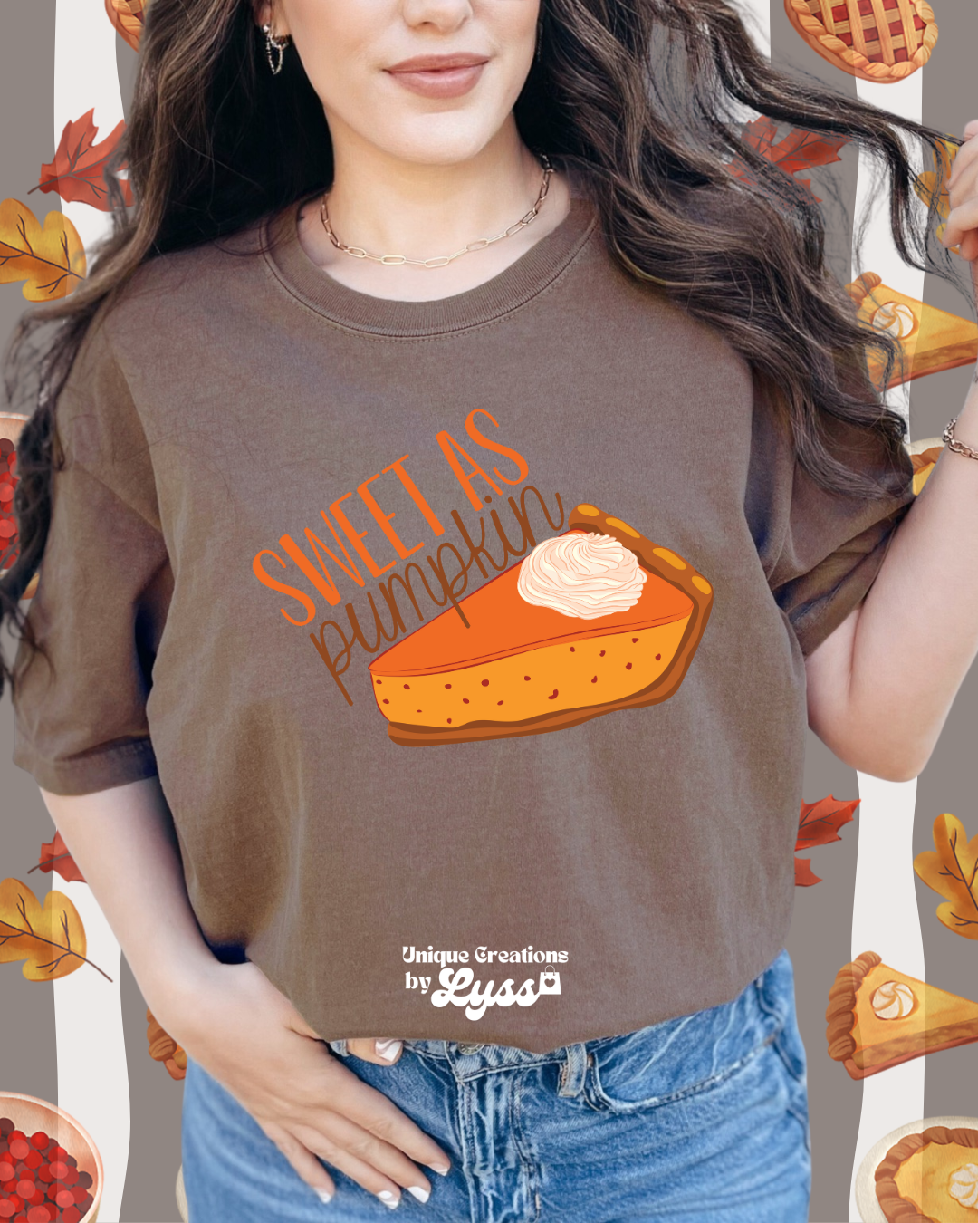 SWEET AS PUMPKIN PIE TEE/SWEATER