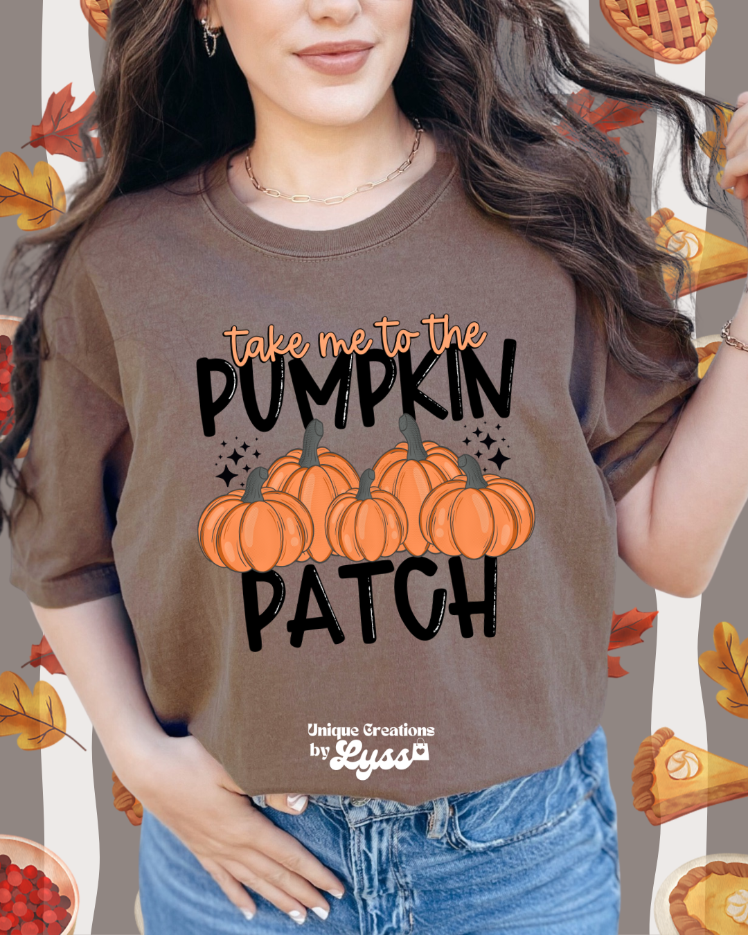 TAKE ME TO THE PUMPKIN PATCH TEE/SWEATER