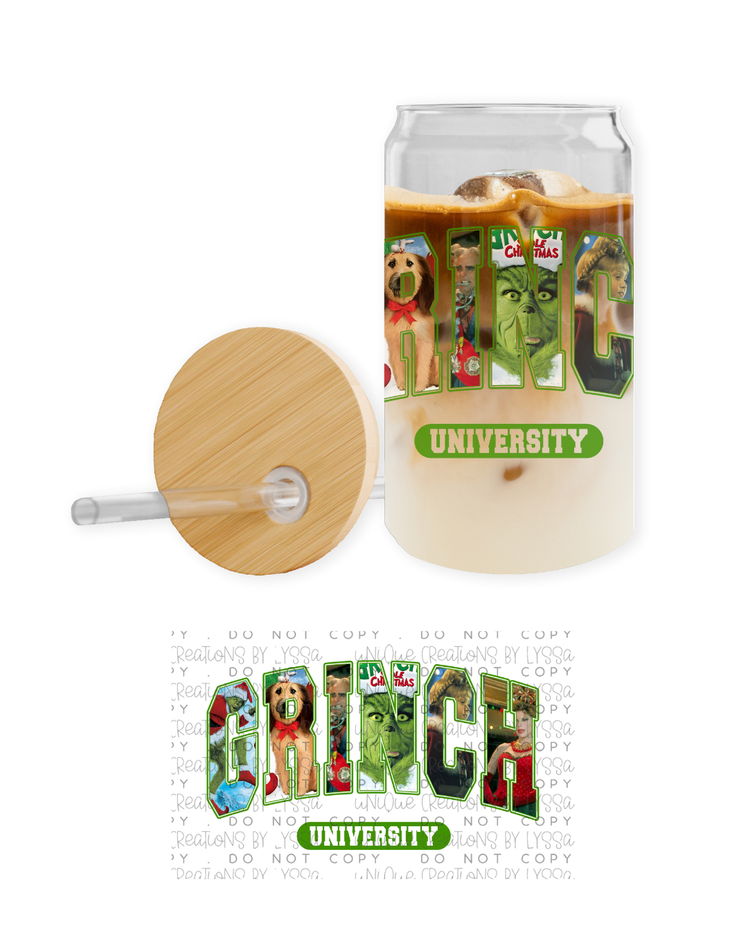 GRINCH UNIVERSITY 16OZ