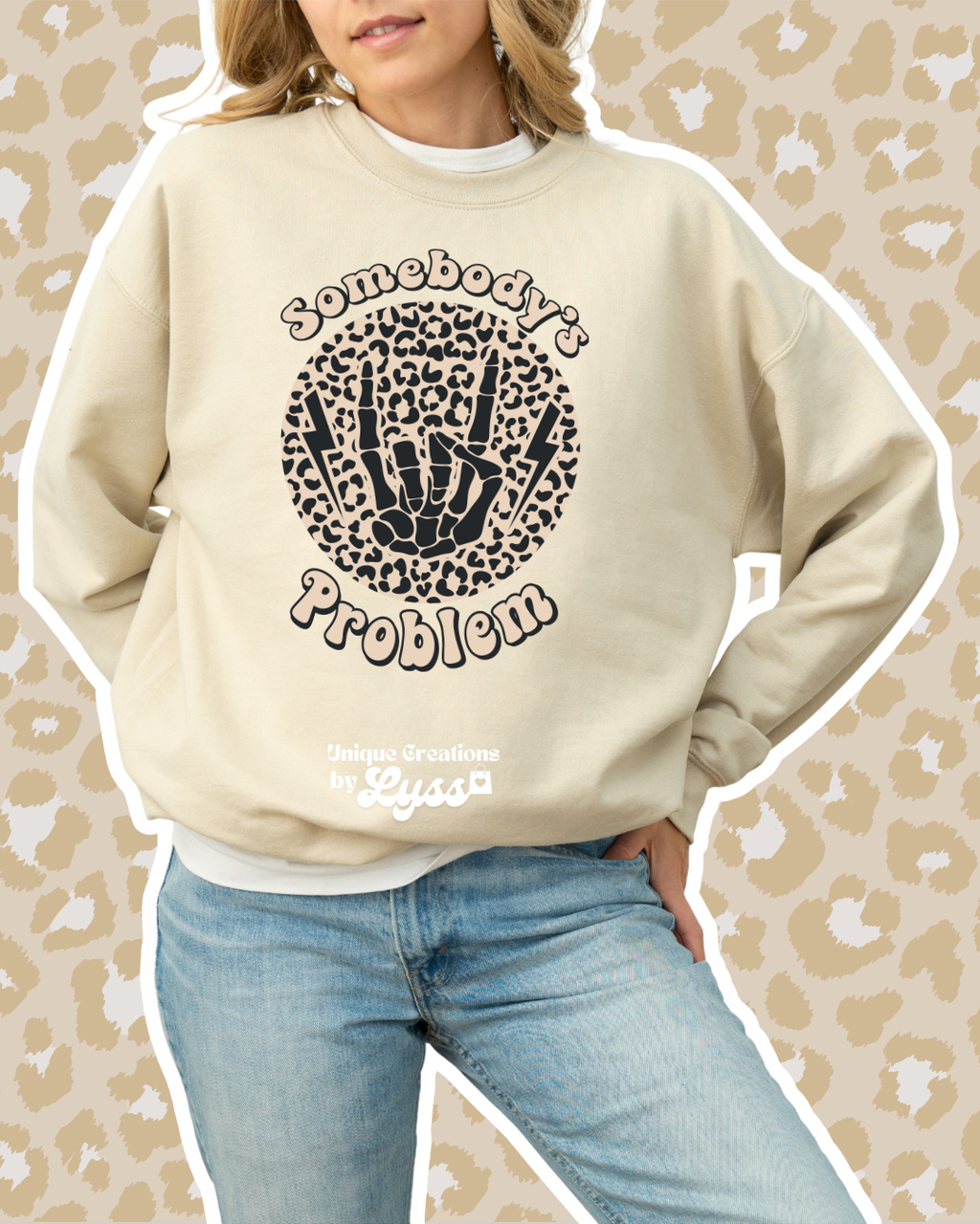 SOMEBODY'S PROBLEM TEE/SWEATER