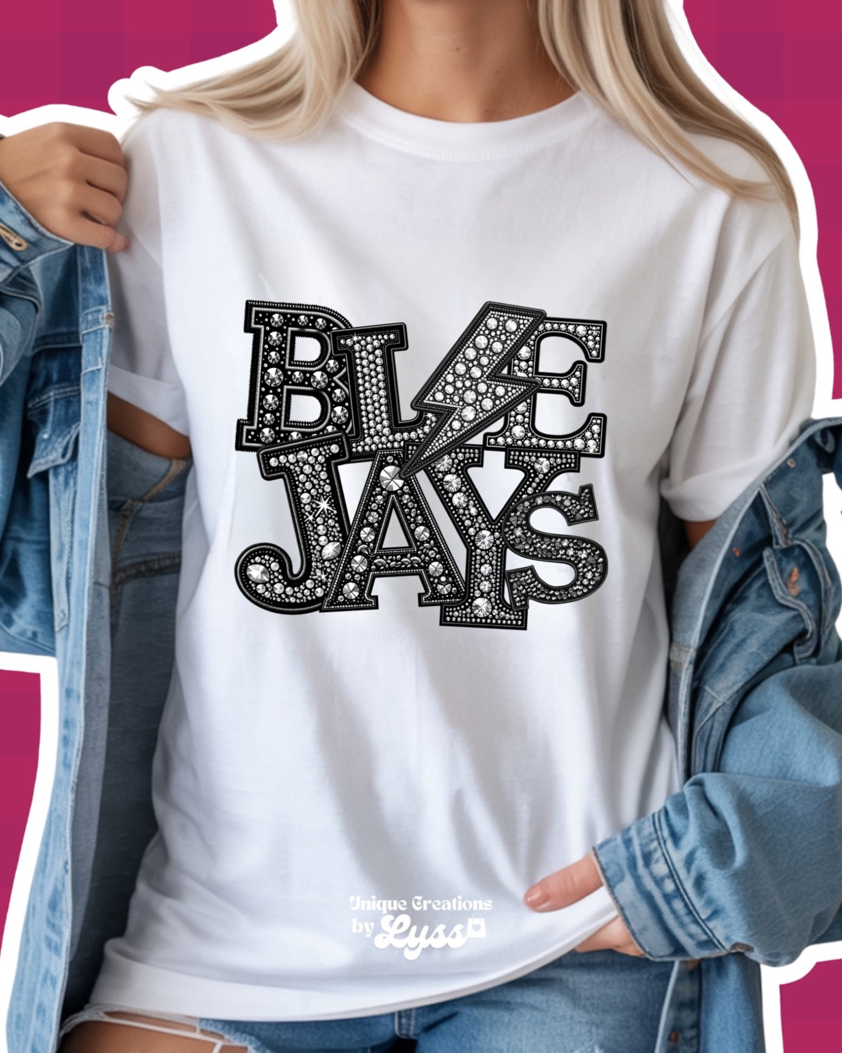 RHINESTONE BLUEJAYS