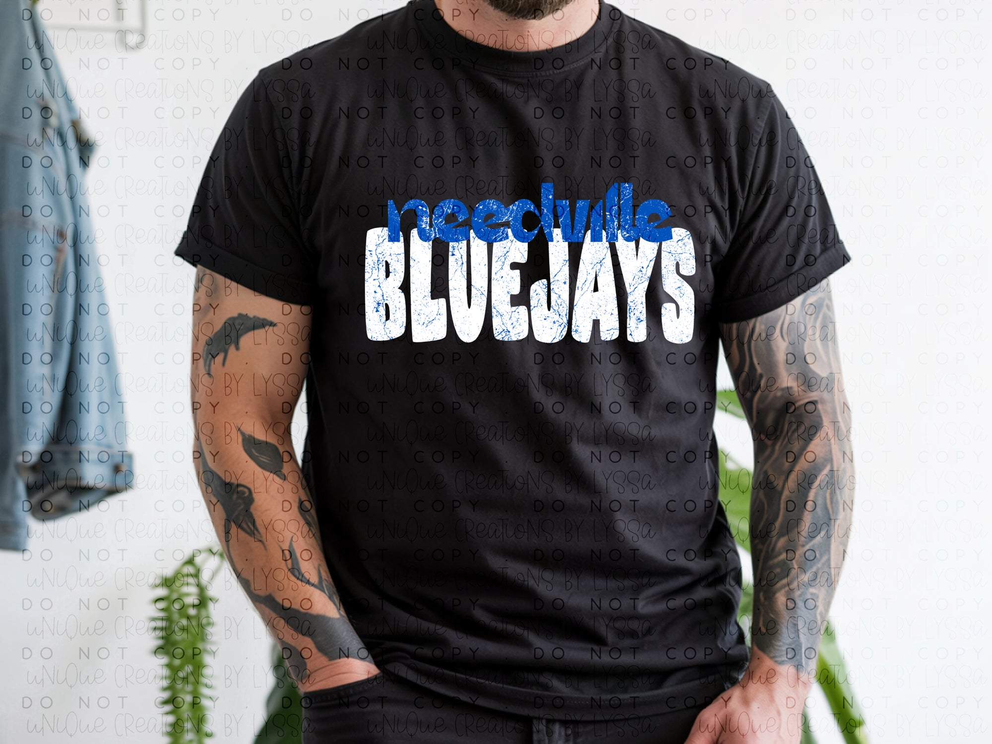 DISTRESSED NEEDVILLE BLUEJAYS