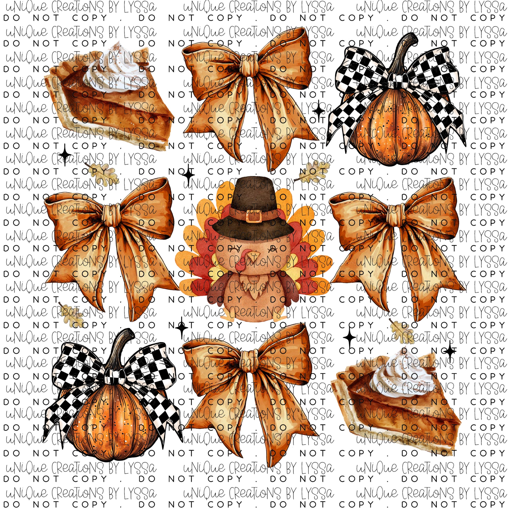 THANKSGIVING COLLAGE DTF TRANSFER
