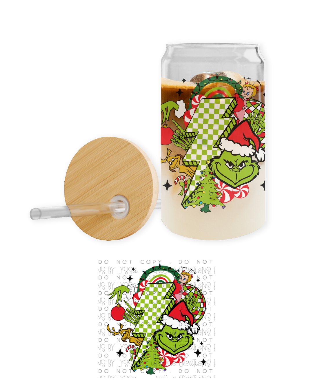 GRINCH COLLAGE 16OZ