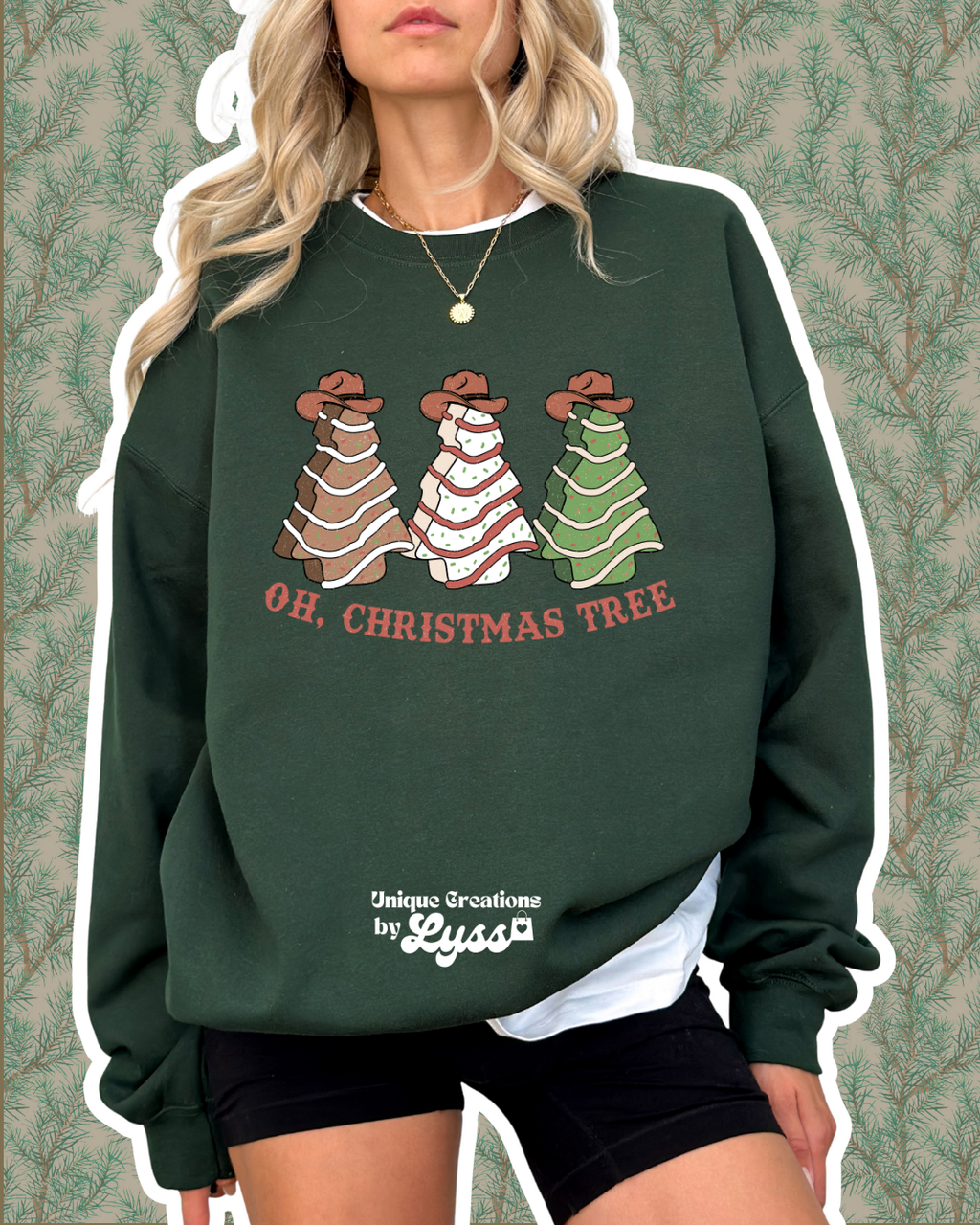 OH CHRISTMAS TREE ADULT TEE/SWEATER/HOODIE