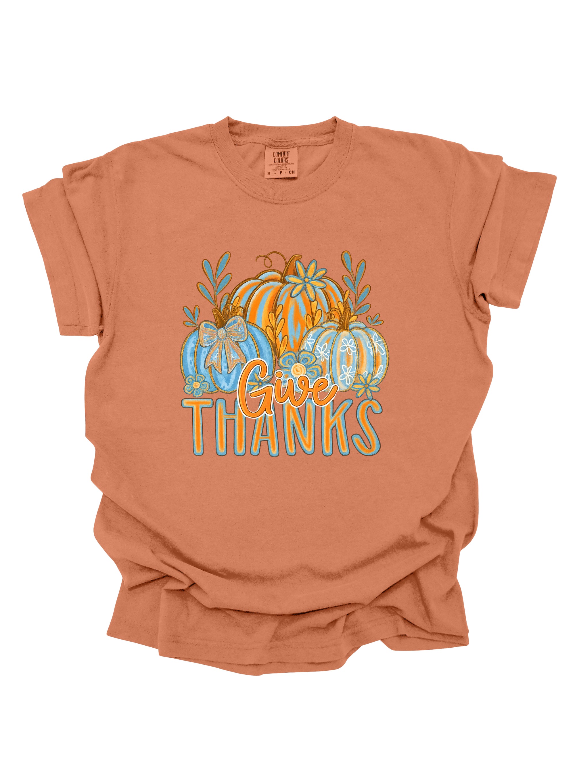 GIVE THANKS PUMPKINS TEE