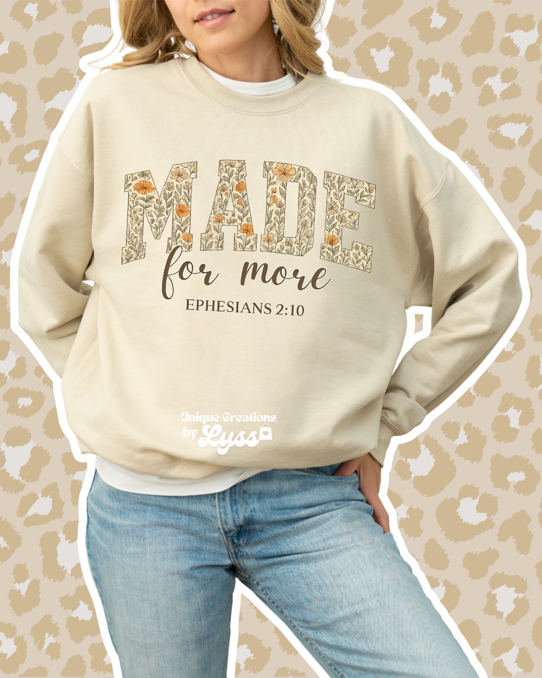 MADE FOR MORE TEE/SWEATER