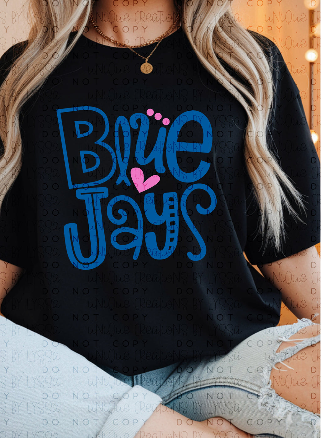 BLUEJAYS PINK HEARTS