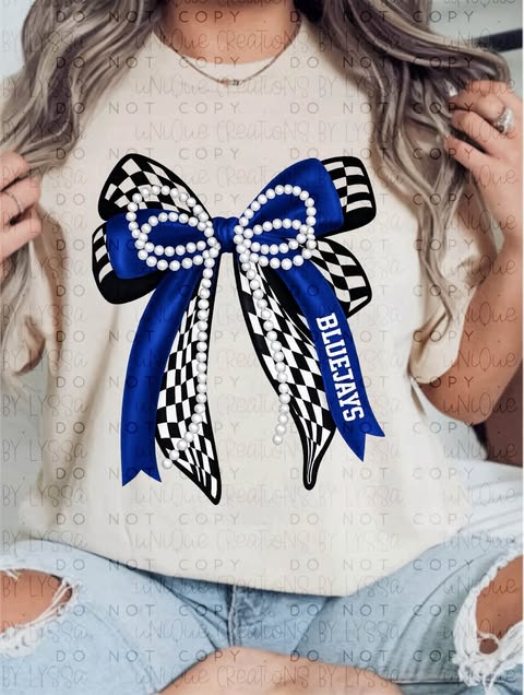 BLUEJAYS BOW PEARLS
