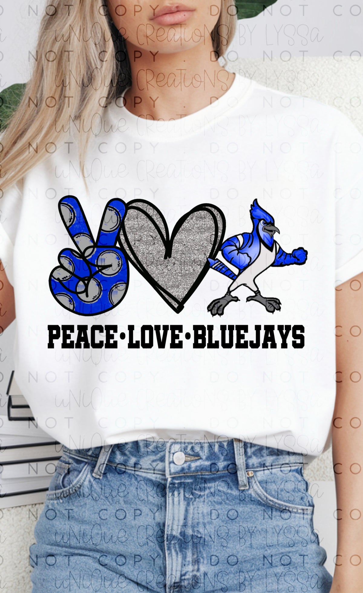 PEACE LOVE BLUEJAYS