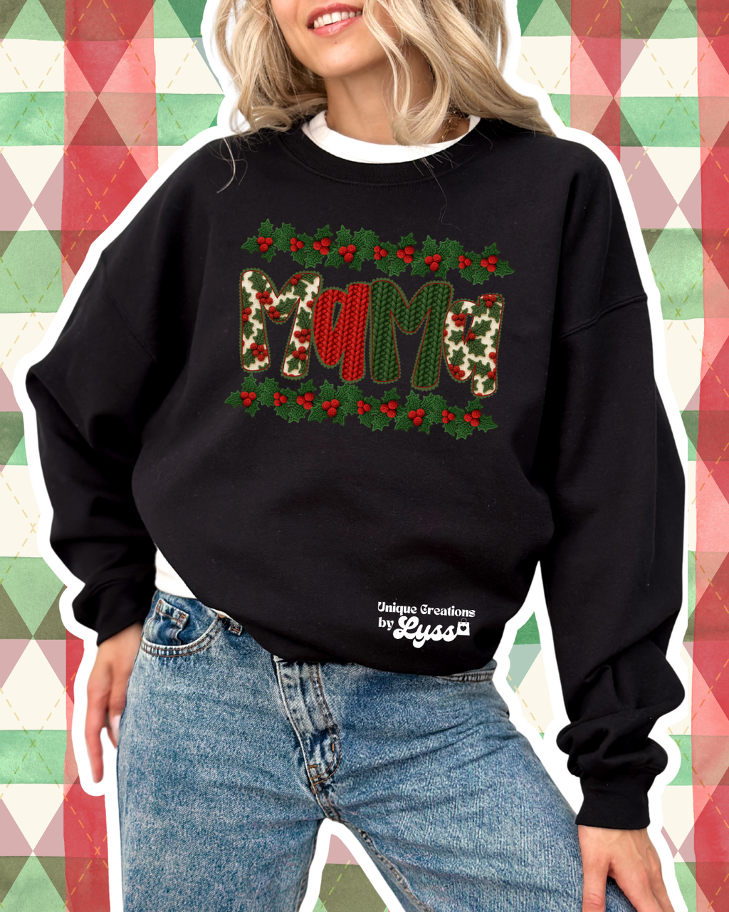 CHRISTMAS MAMA TEE/SWEATER