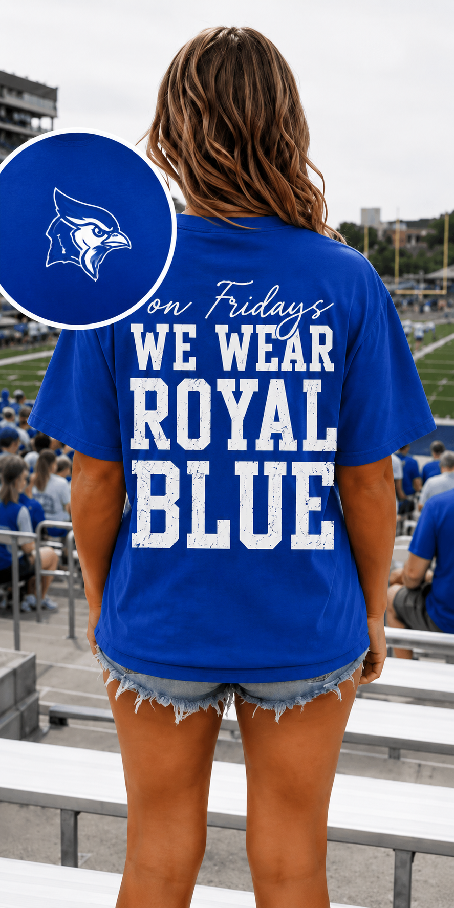 On Fridays we wear Royal Blue