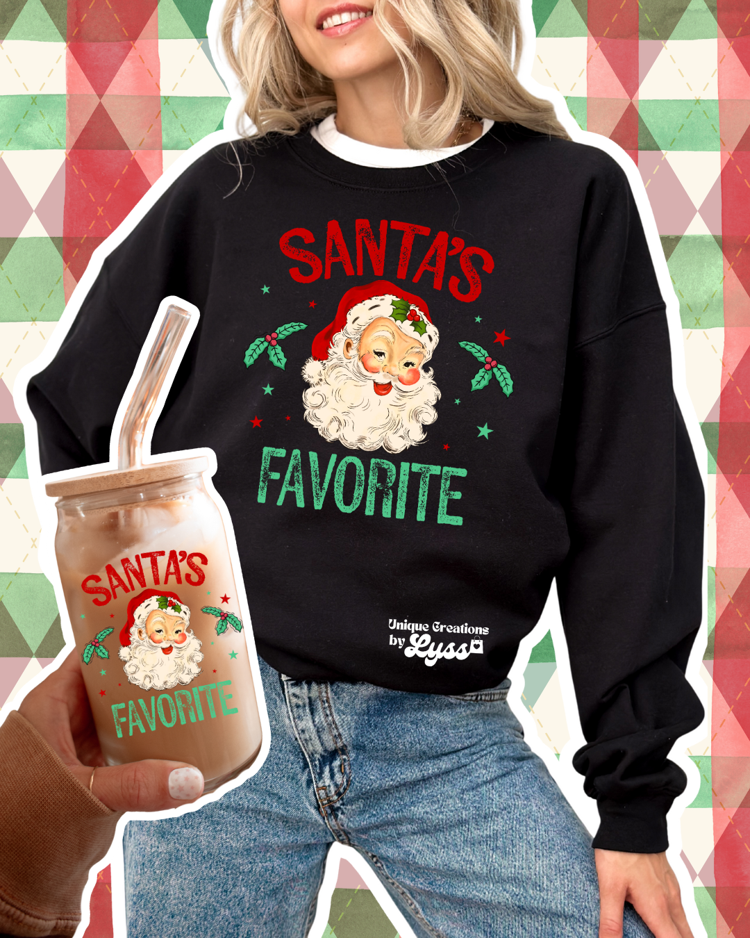 SANTA'S FAVORITE SWEATER + CUP COMBO