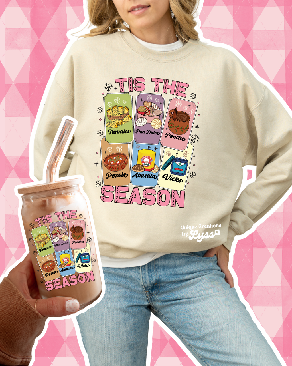 TIS THE SEASON SWEATER + CUP COMBO