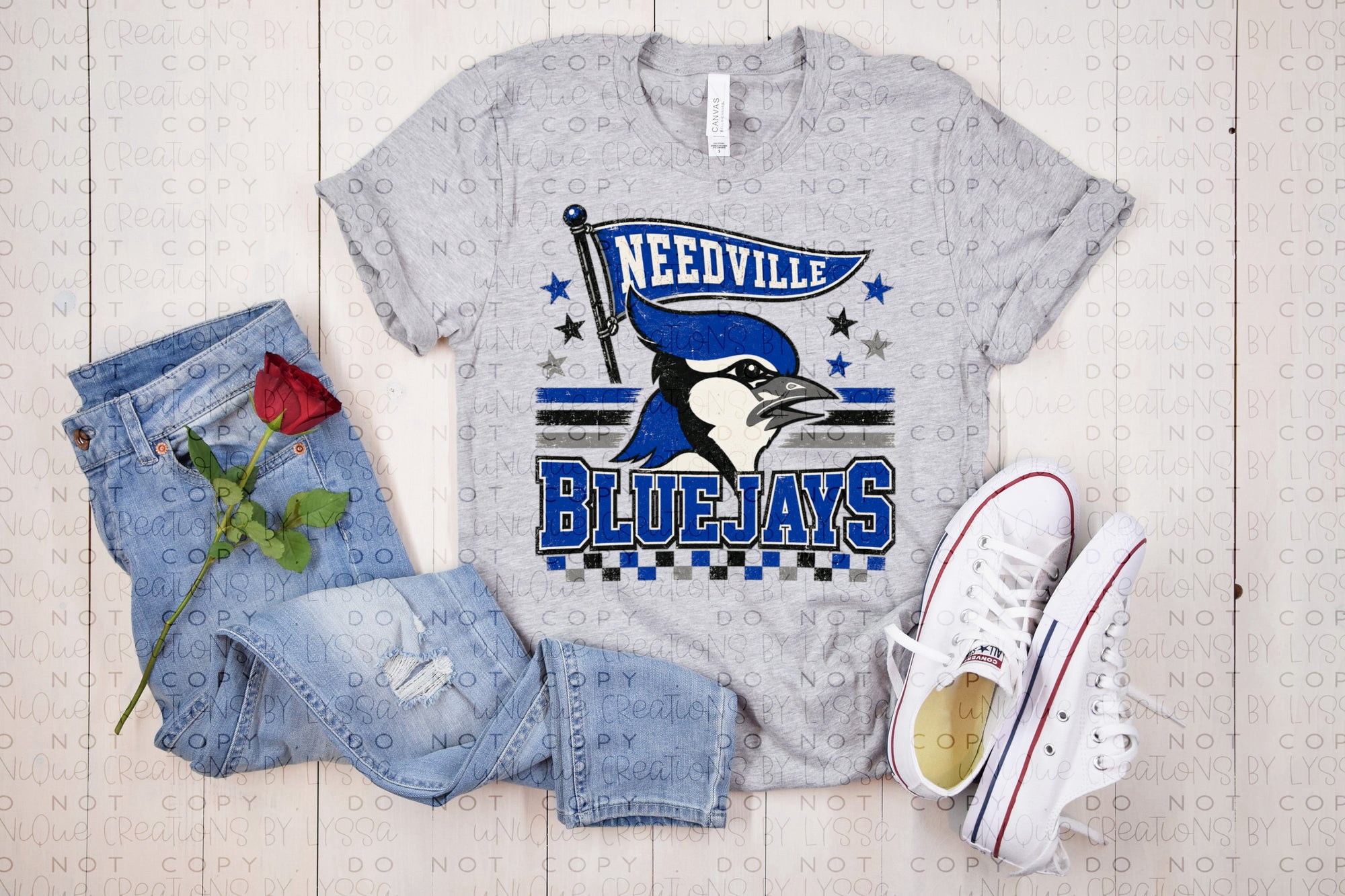 NEEDVILLE BLUEJAYS FLAG