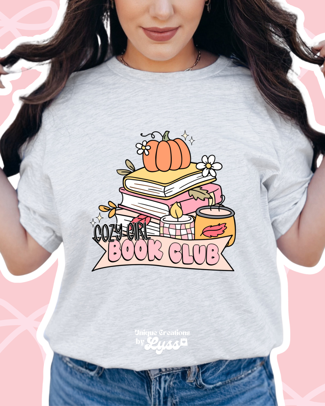 COZY GIRL BOOK CLUB TEE/SWEATER