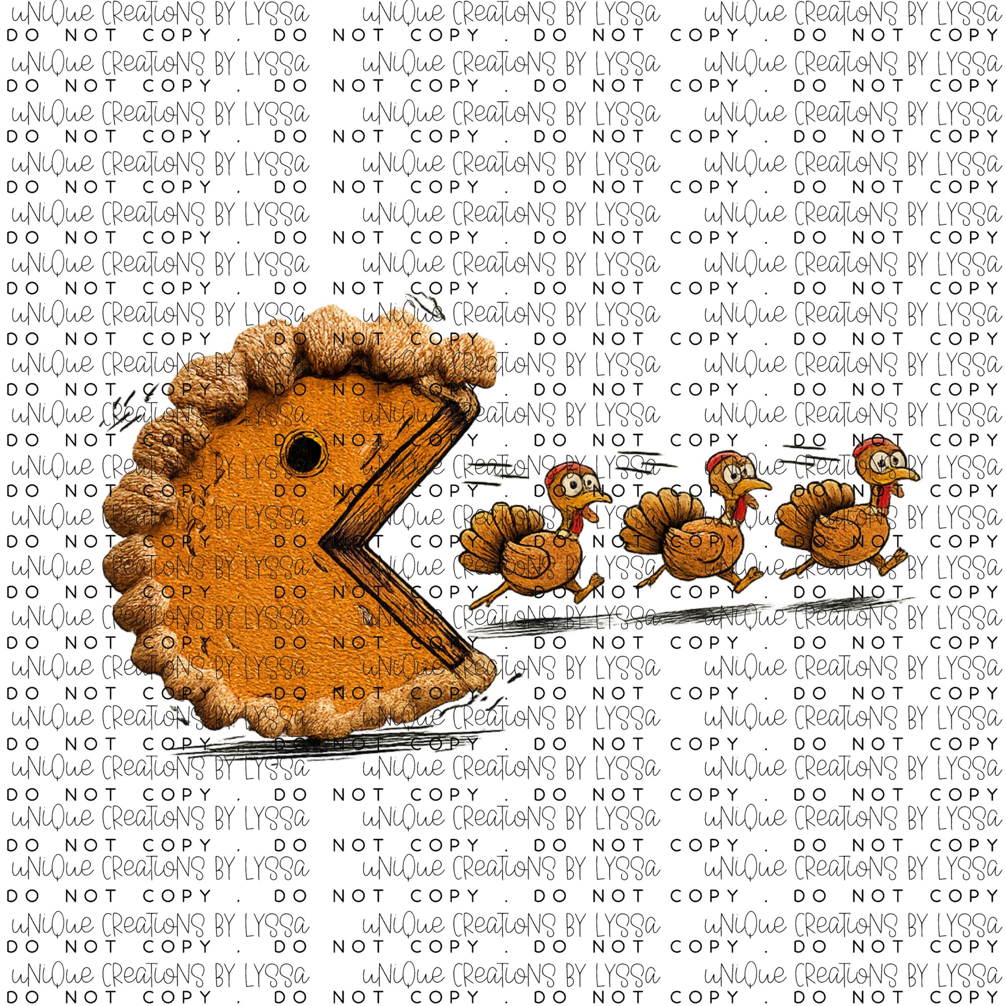 PUMPKIN TURKEY DTF TRANSFER
