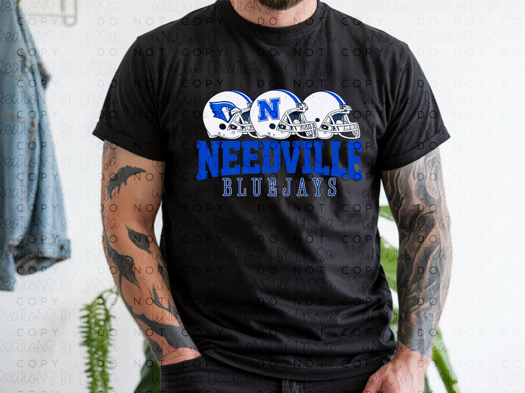 NEEDVILLE BLUEJAYS HELMETS