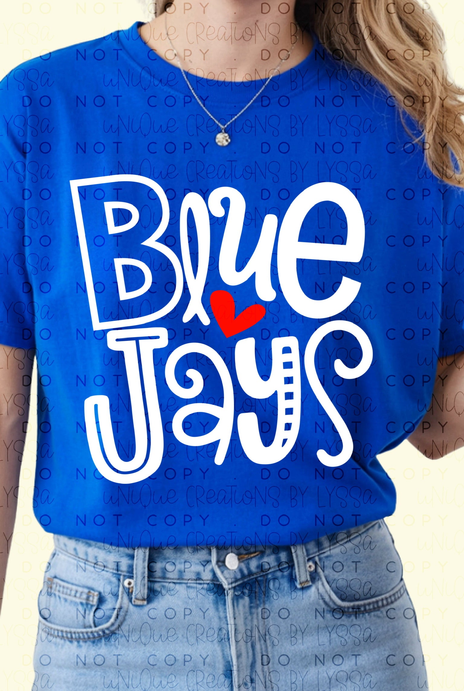 BLUEJAYS RED HEART