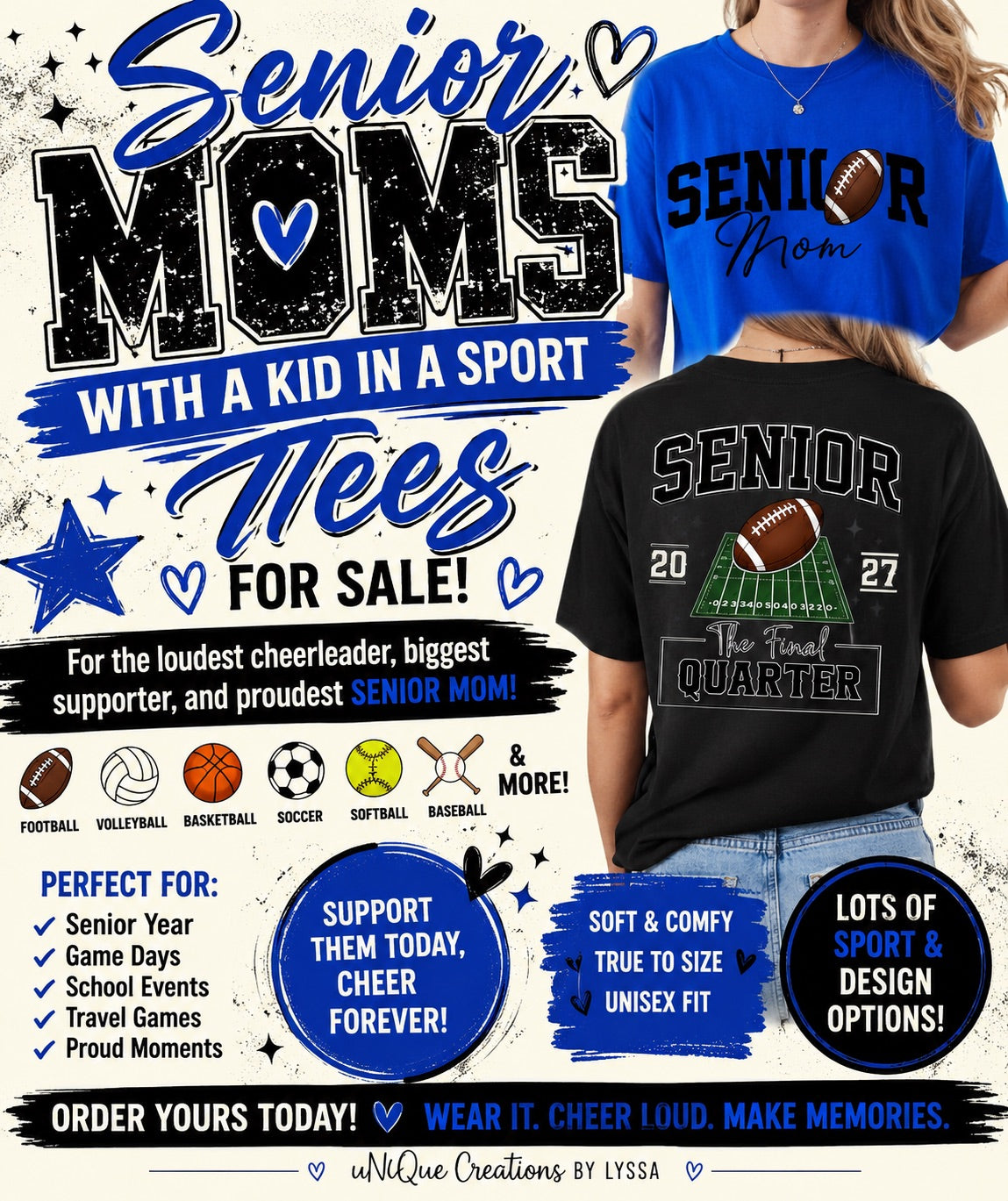 CUSTOM SPORTS SENIOR MOM