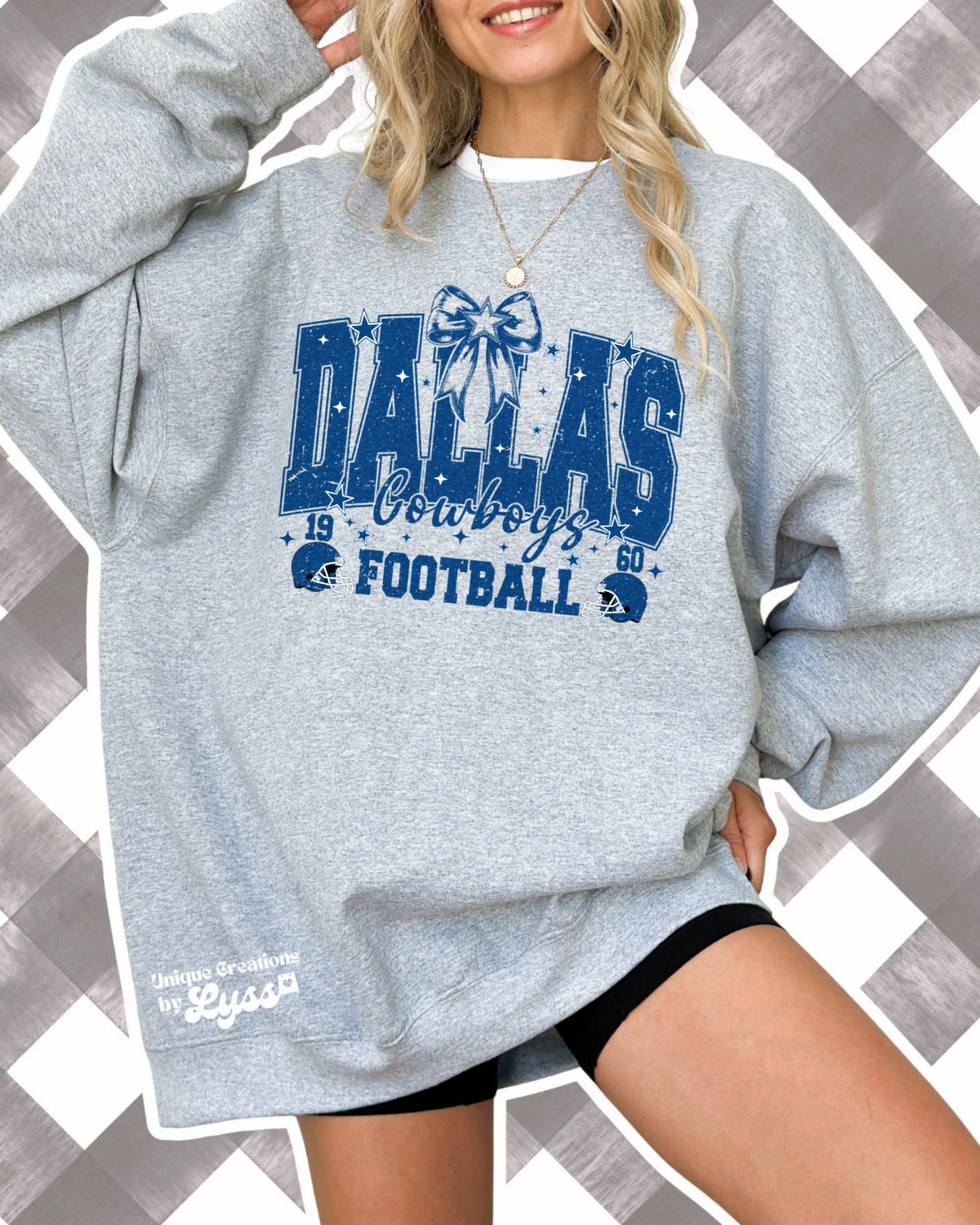 DALLAS FOOTBALL ADULT TEE/SWEATER