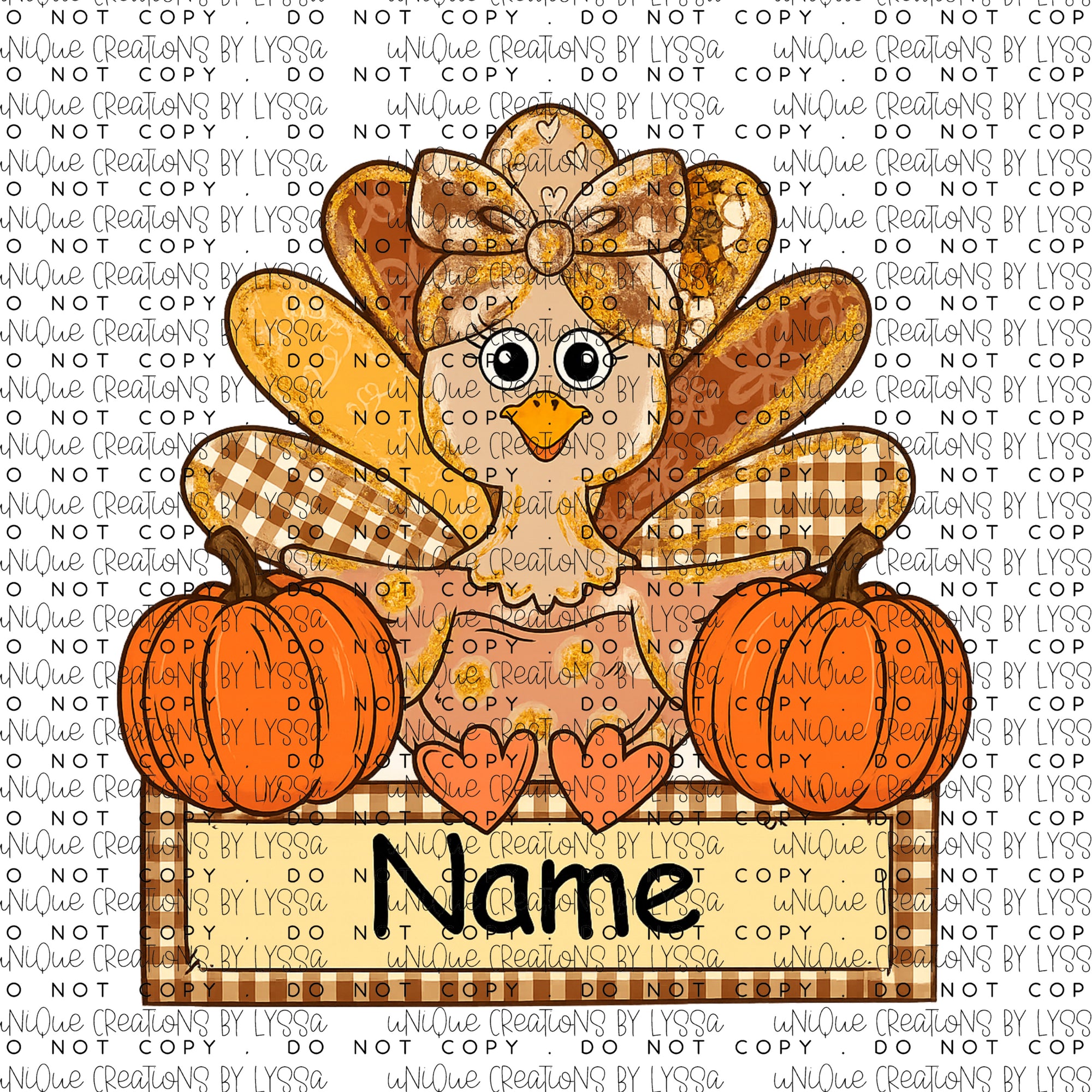 GIRL TURKEY DTF TRANSFER