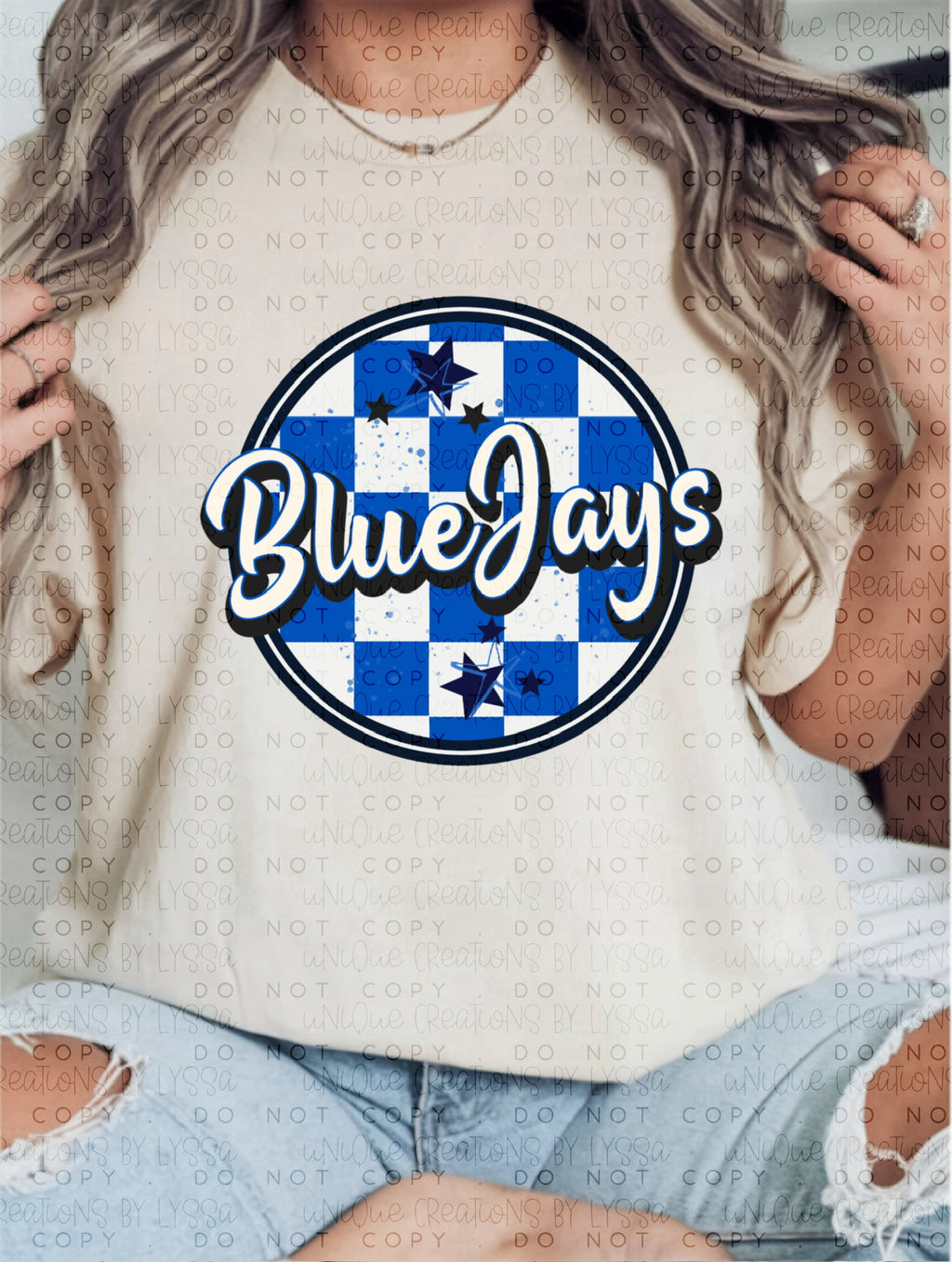 BLUEJAYS/ LADYJAYS CHECKERED