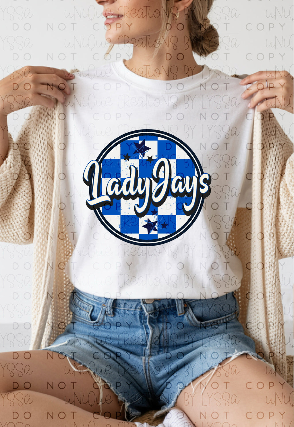 BLUEJAYS/ LADYJAYS CHECKERED
