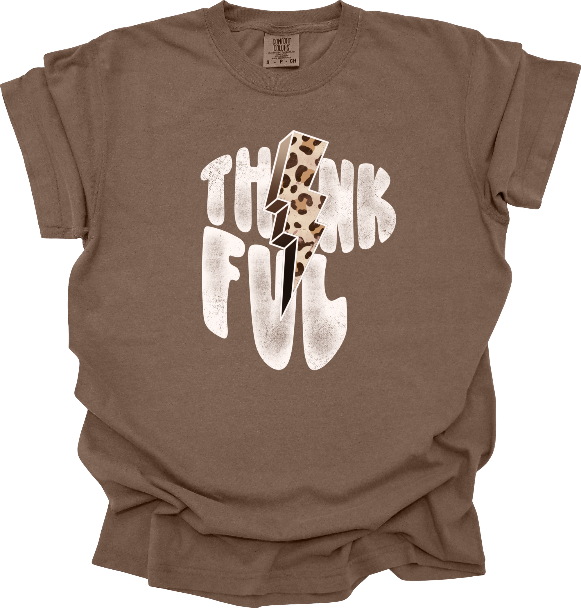 THANKFUL LIGHTNING BOLT TEE