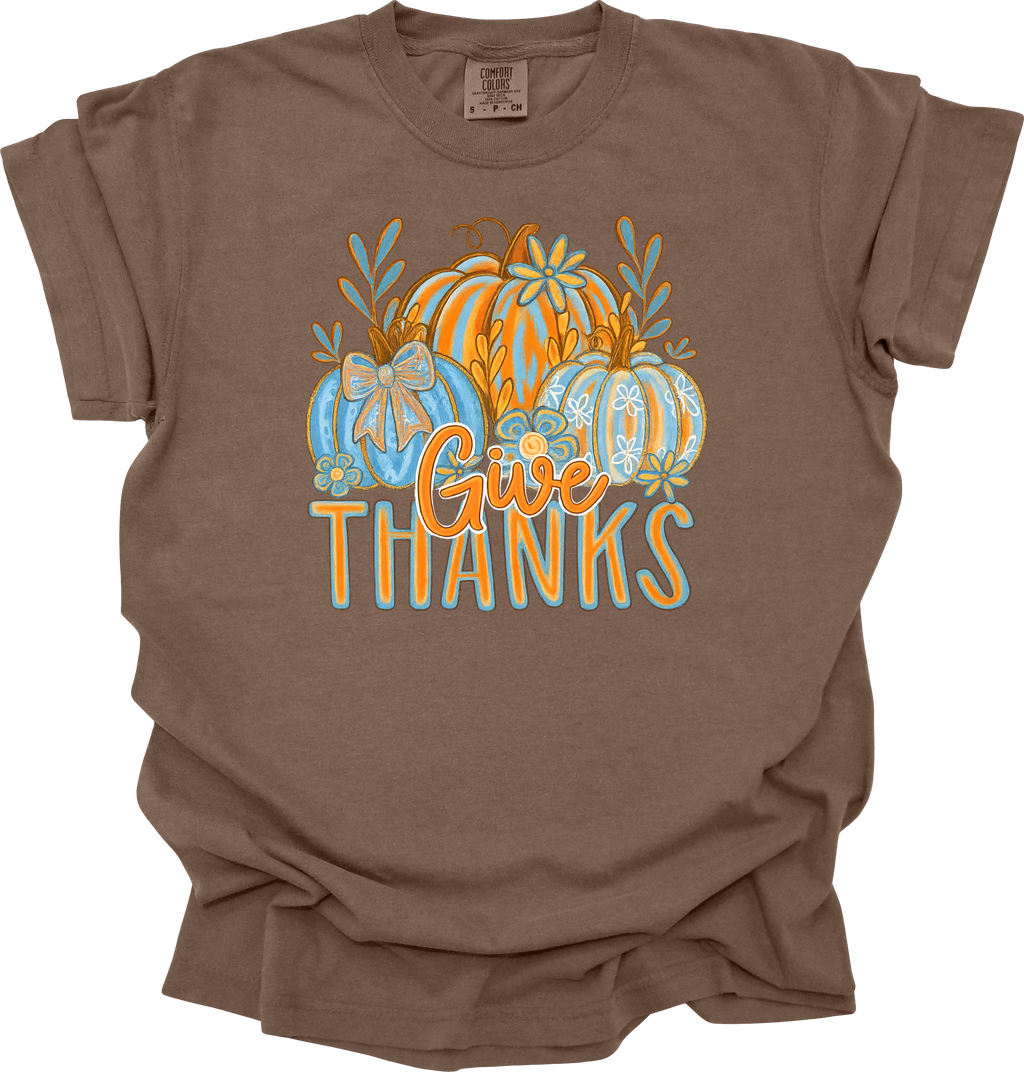 GIVE THANKS PUMPKINS TEE
