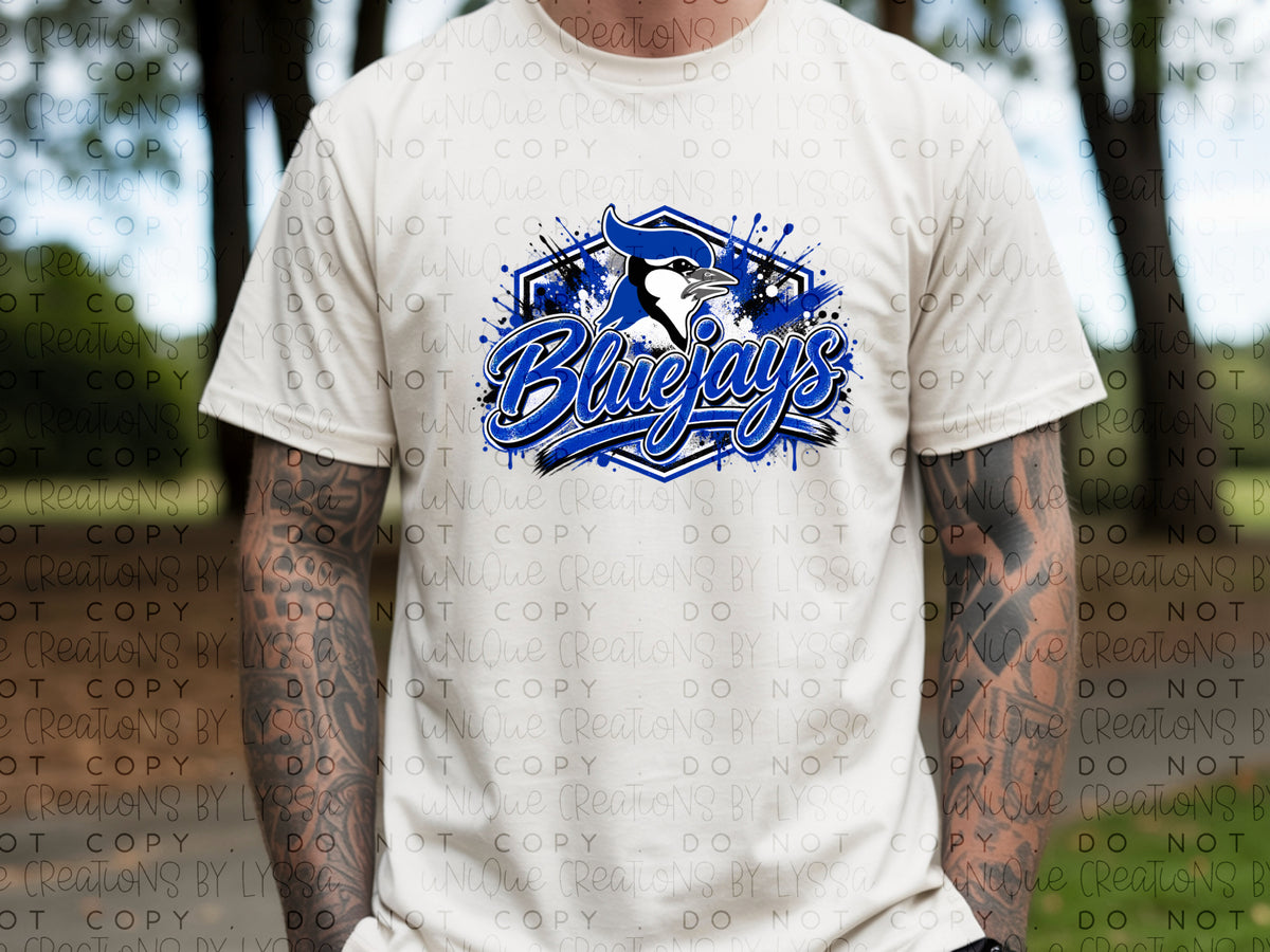BLUEJAYS PAINT SPLATTER