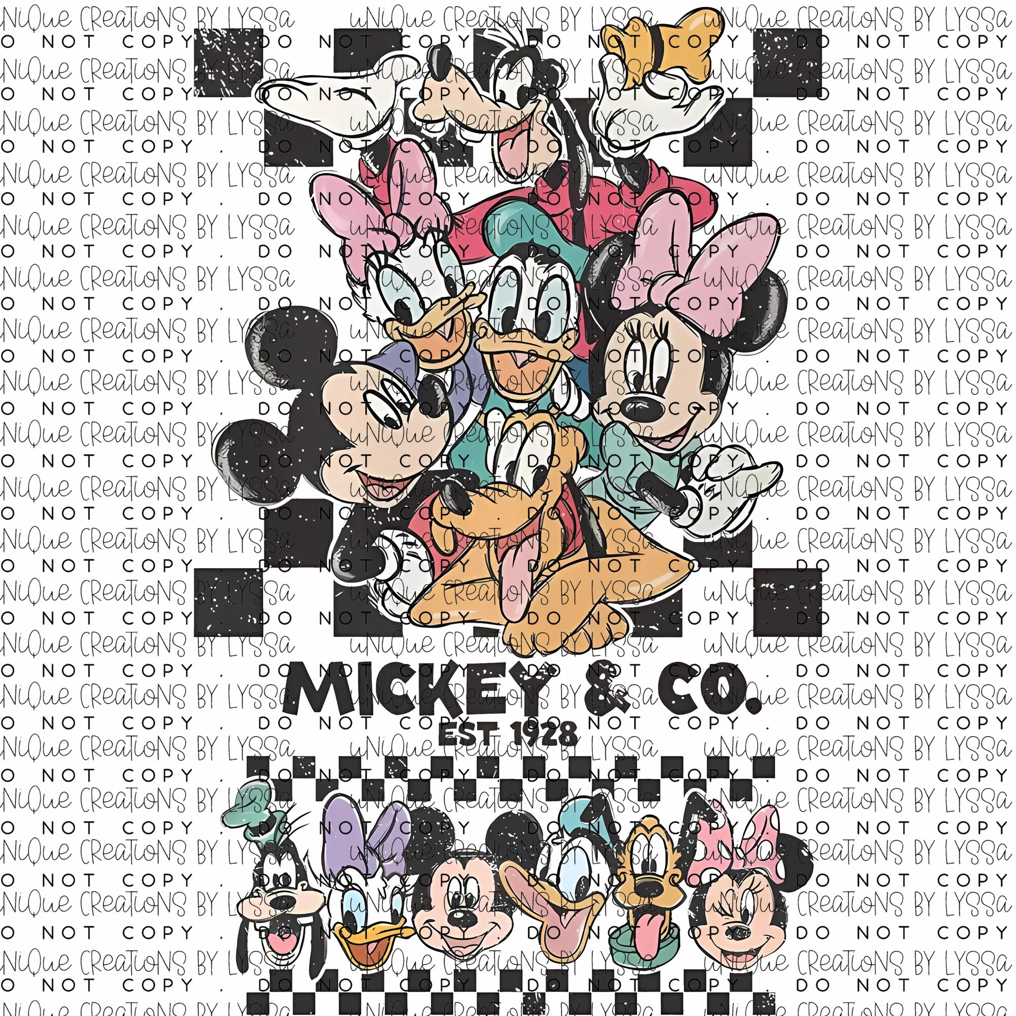 MICKEY & CO DTF TRANSFER/ DECAL