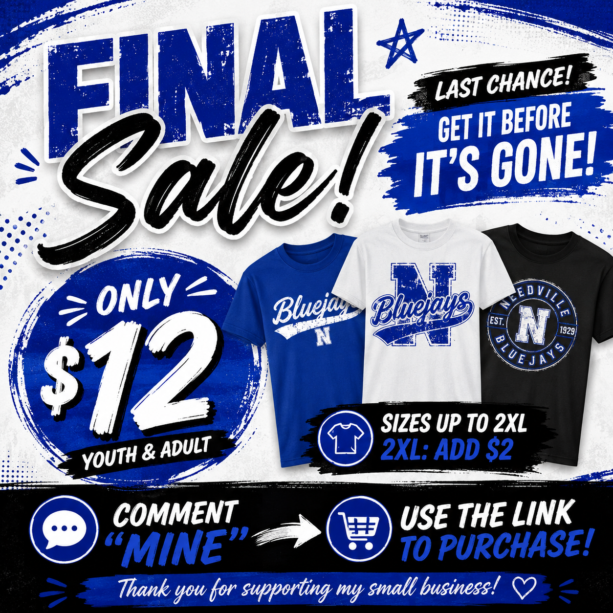 $12 TEE SALE