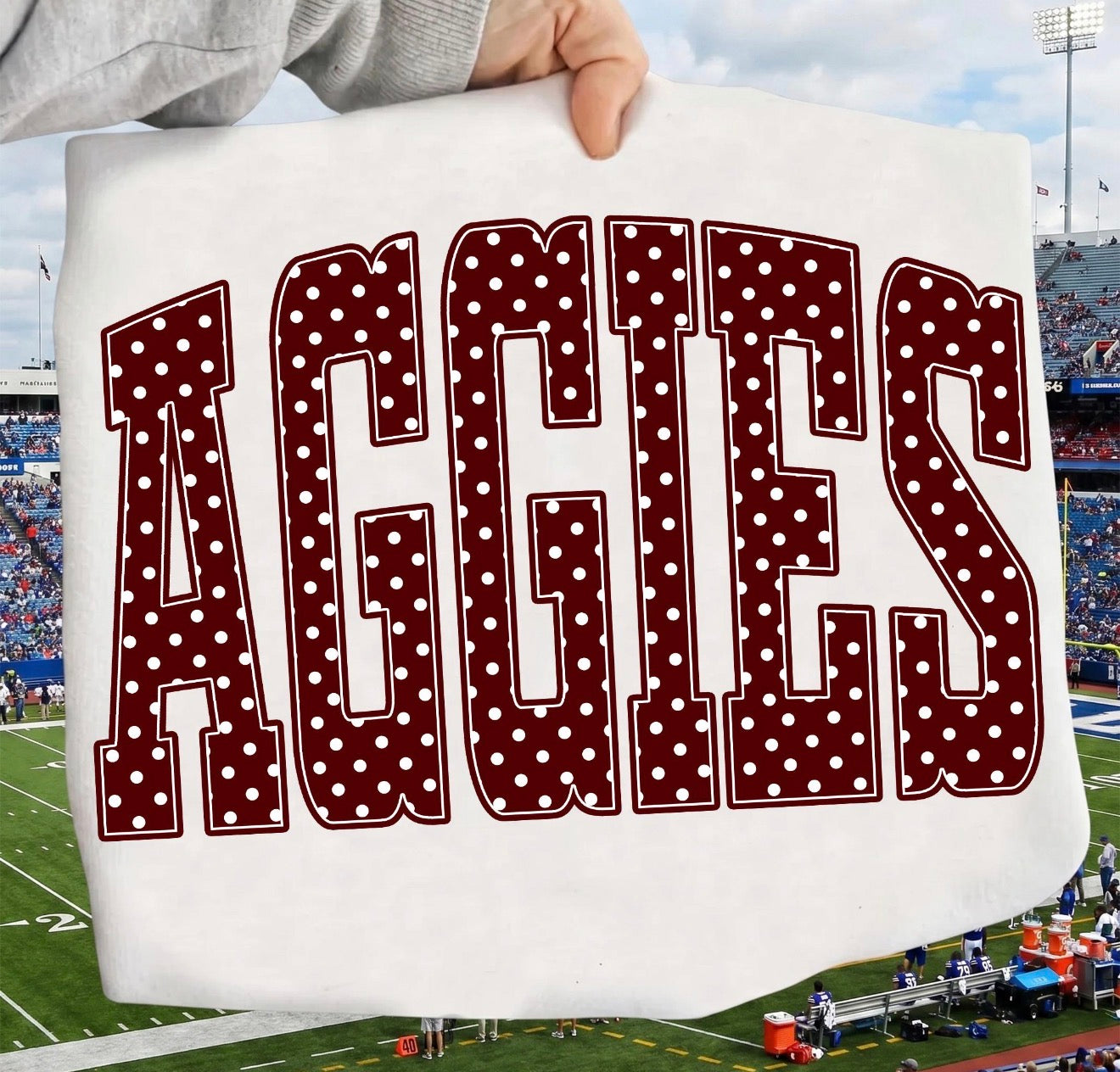 AGGIES POLKA DOT