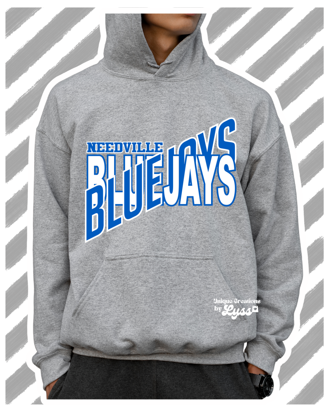 NEEDVILLE BLUEJAYS YOUTH SWEATER/TEE
