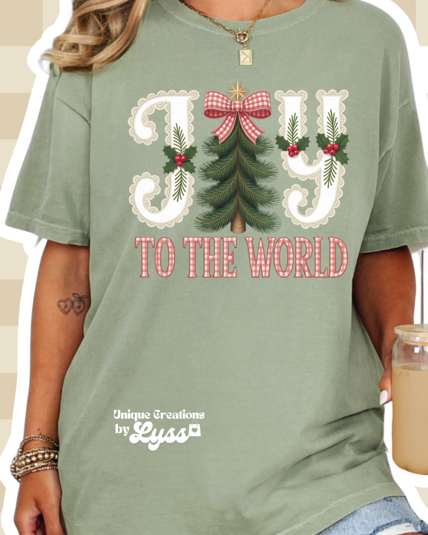 JOY TO THE WORLD TEE/SWEATER