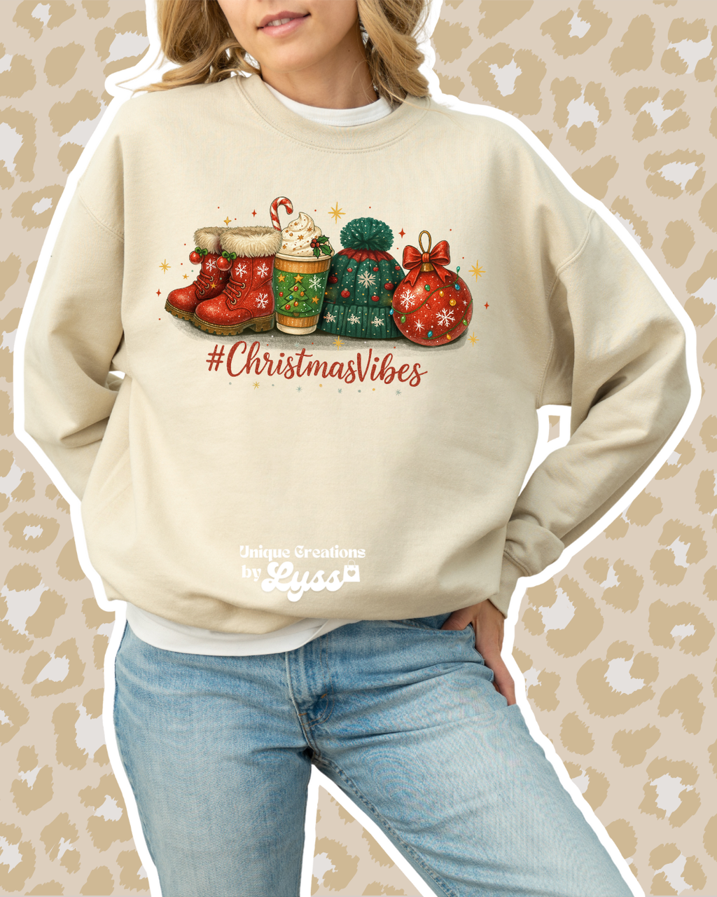 CHRISTMAS VIBES TEE/SWEATER